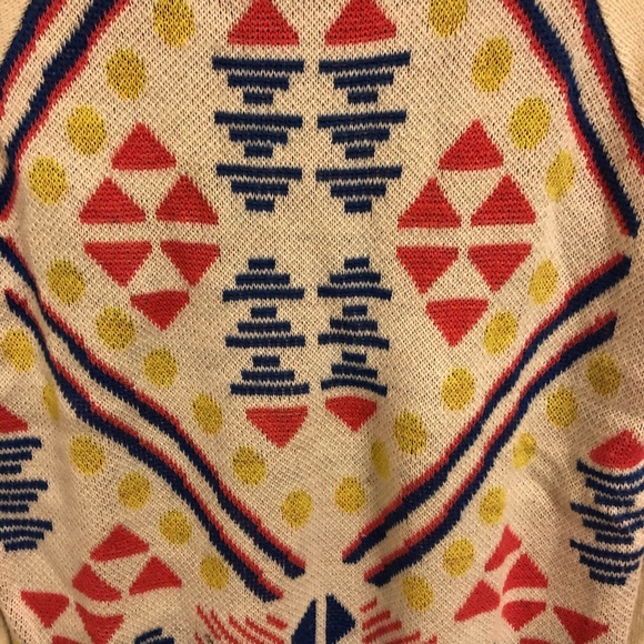 Printed Cream Sweater - Picture 2 of 2